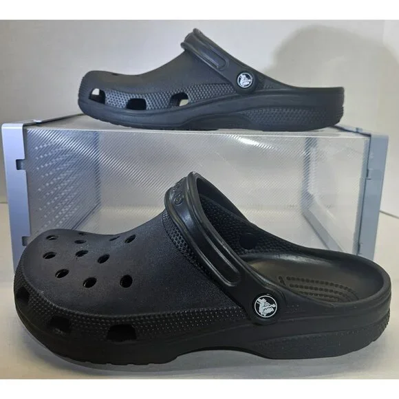 CROCS | Shoes | Crocs Unisex Classic Black Slip On Clogs  display picture 1
